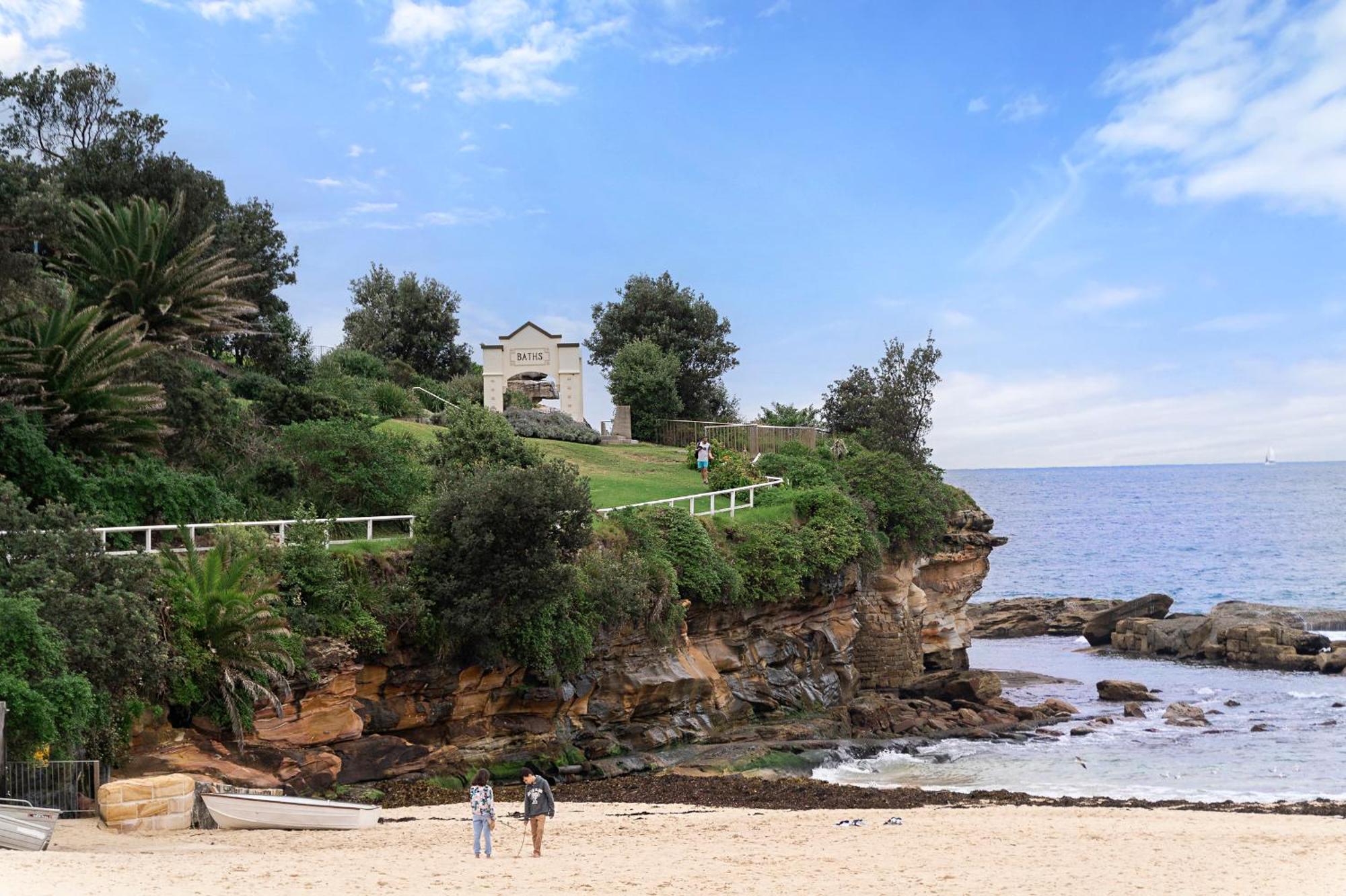 Modern 1Br Abode With Courtyard Steps To The Beach シドニー エクステリア 写真